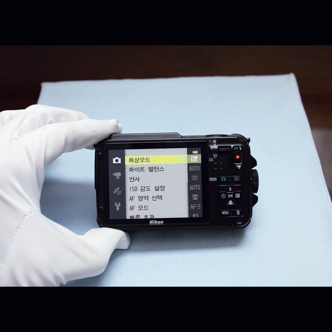 레어<A+급><한글> 니콘 aw110 (aw100) 블랙 빈티지 디카 상품이미지7