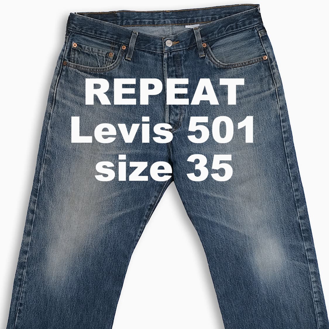 빈티지 리바이스 501 진청 35 인치 LV50136519 상품이미지1