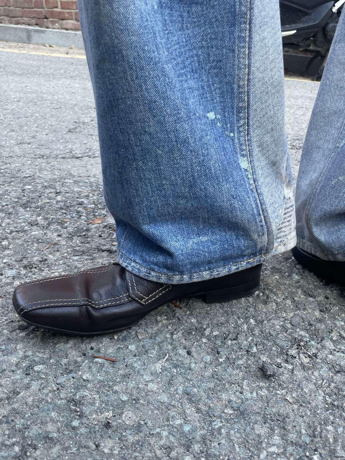 Vintage Prada Contrast Stitch Loafer 상품이미지8