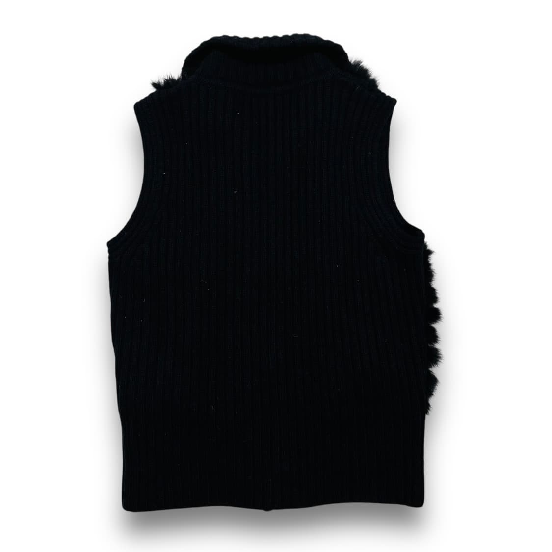 Armani Exchange Rabbit fur two-way vest 상품이미지4