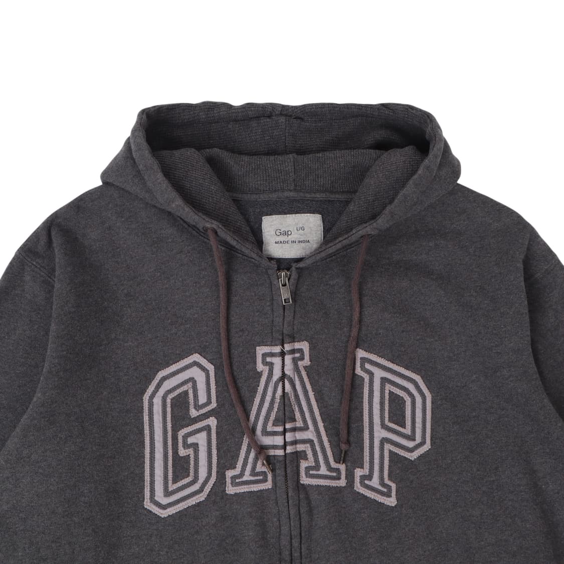 갭 챠콜 그레이 후드집업 상품이미지2