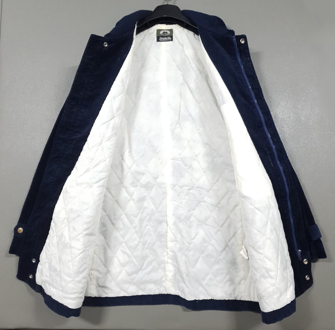 L) 심플라이프 재팬 코듀로이 워크 초어 코트 자켓 네이비 엘엘빈 훌리선 상품이미지7