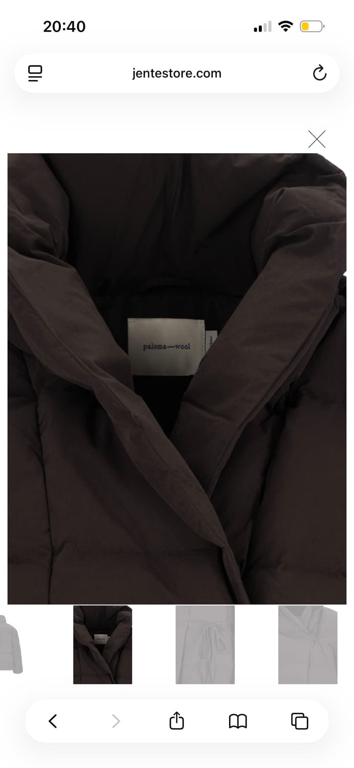 팔로마울 브라운 랩 패딩 상품이미지4