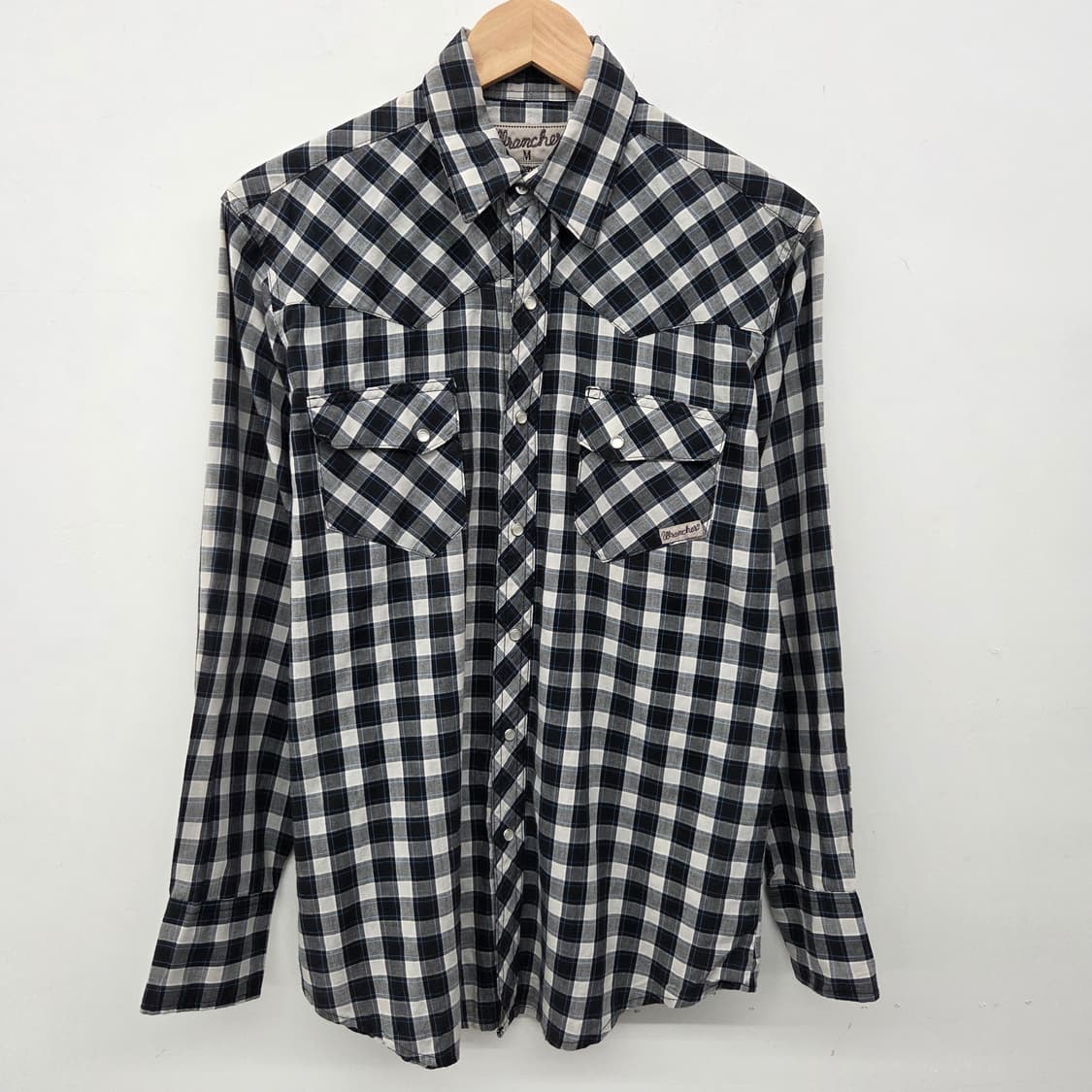 랭글러 체크 셔츠 남방 남m 상품이미지2