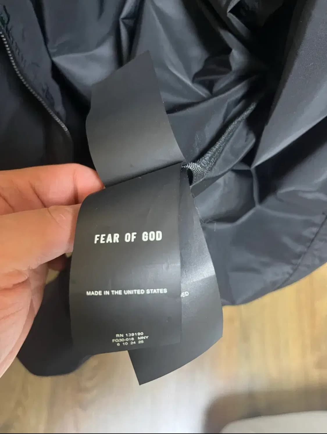 피어 오브 갓 7th 나일론 트랙 블루종 자켓 상품이미지5