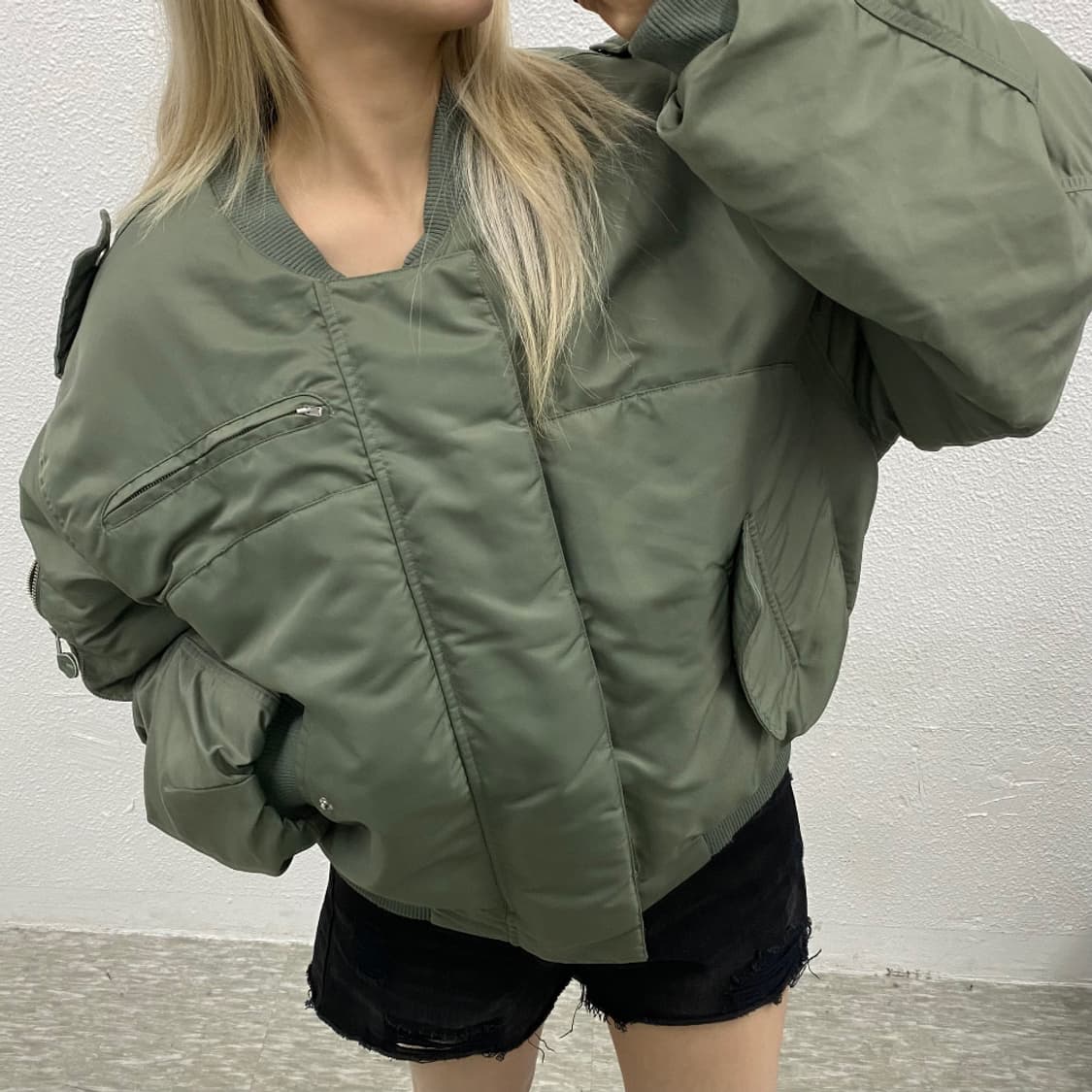 엔타이어스튜디오 ma1 야상 패딩점퍼 L 상품이미지1