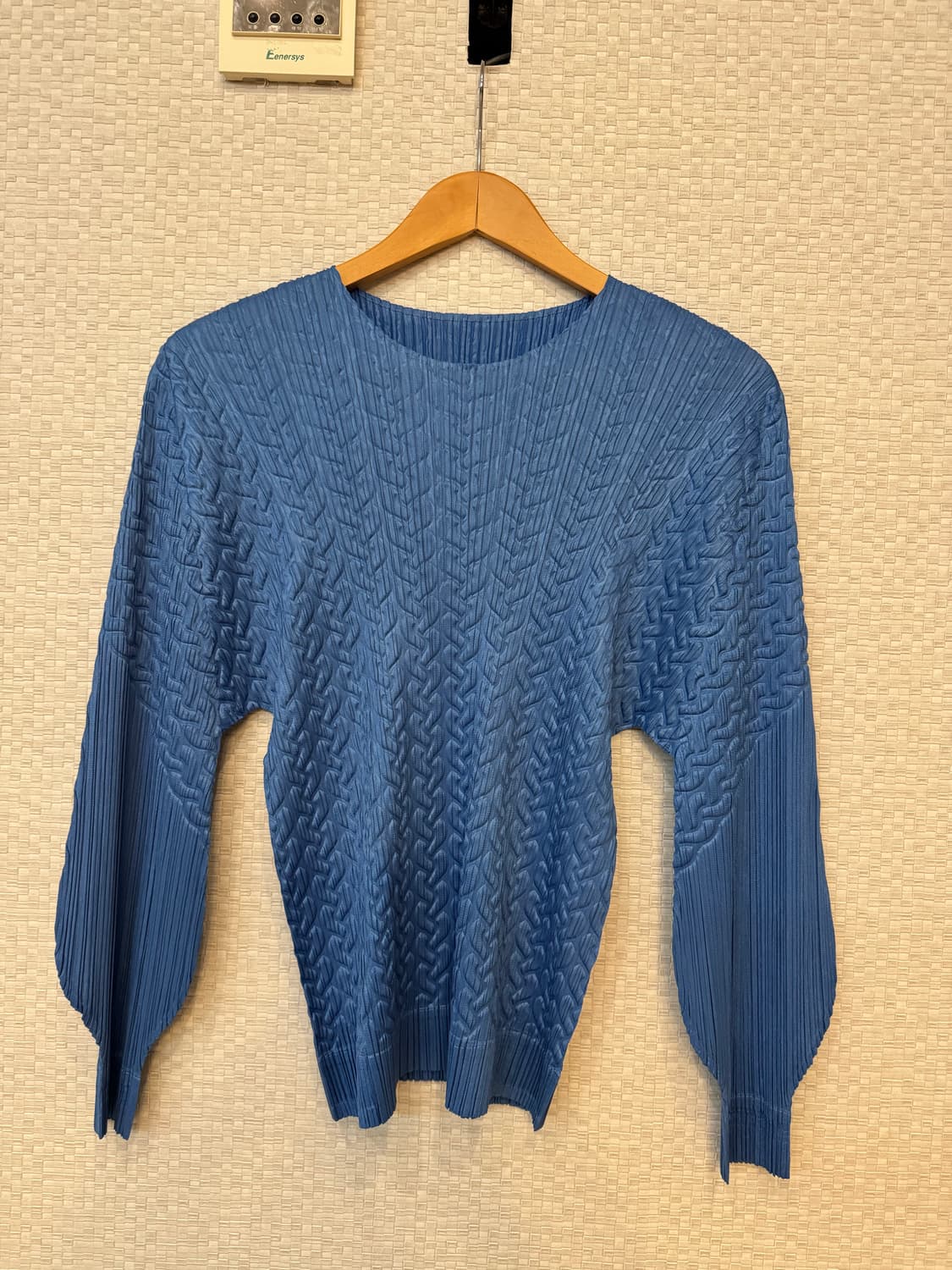 플리츠플리즈 케이블 스티치 긴팔탑,스커트 셋트 상품이미지7