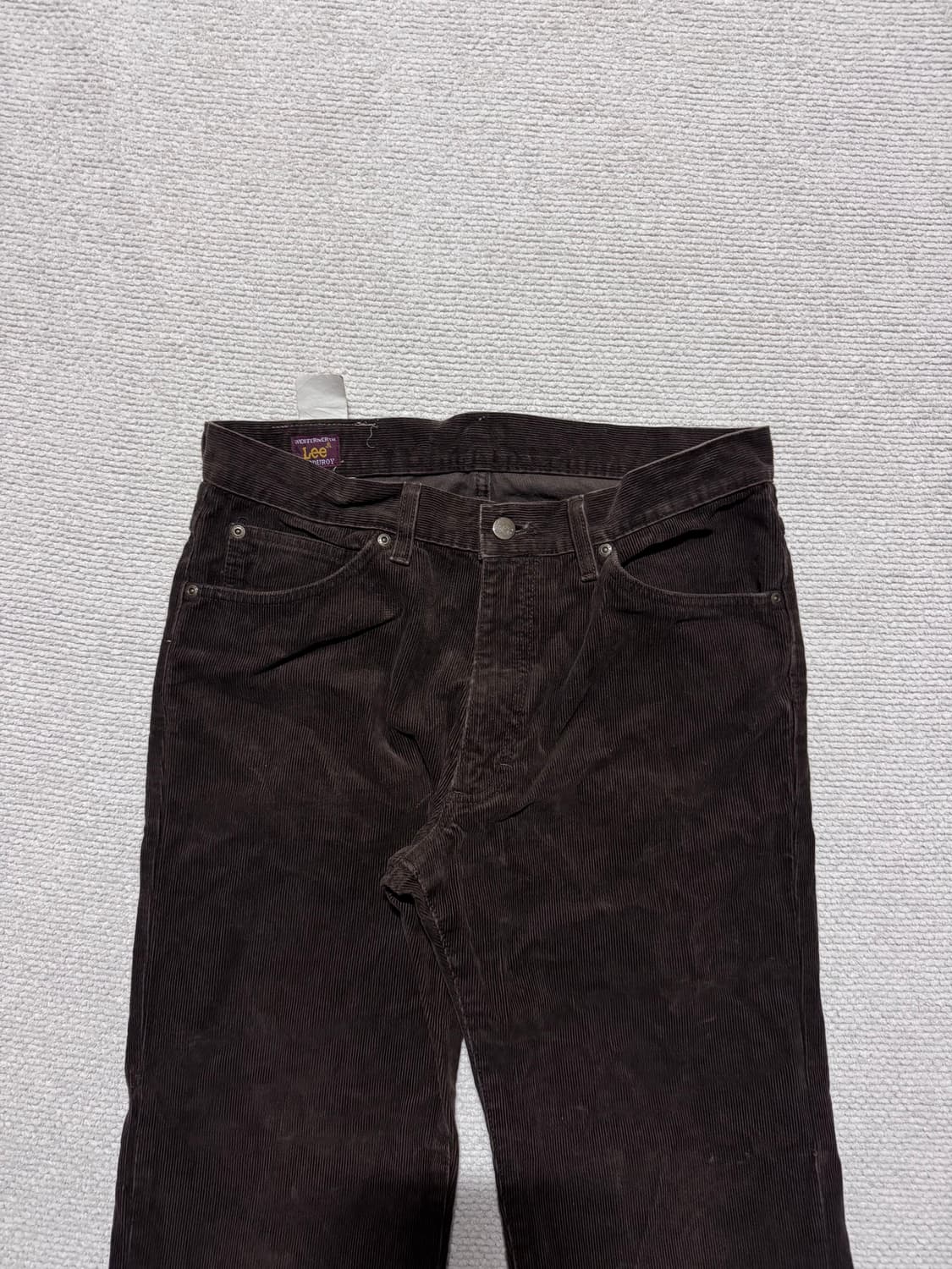 00s JAPAN Lee 브라운 코듀로이 팬츠 33 상품이미지5