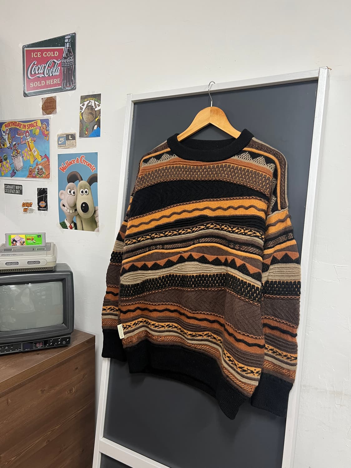 Toorallie Vintage 툴라리 빈티지 케이블 꽈배기 니트 상품이미지1