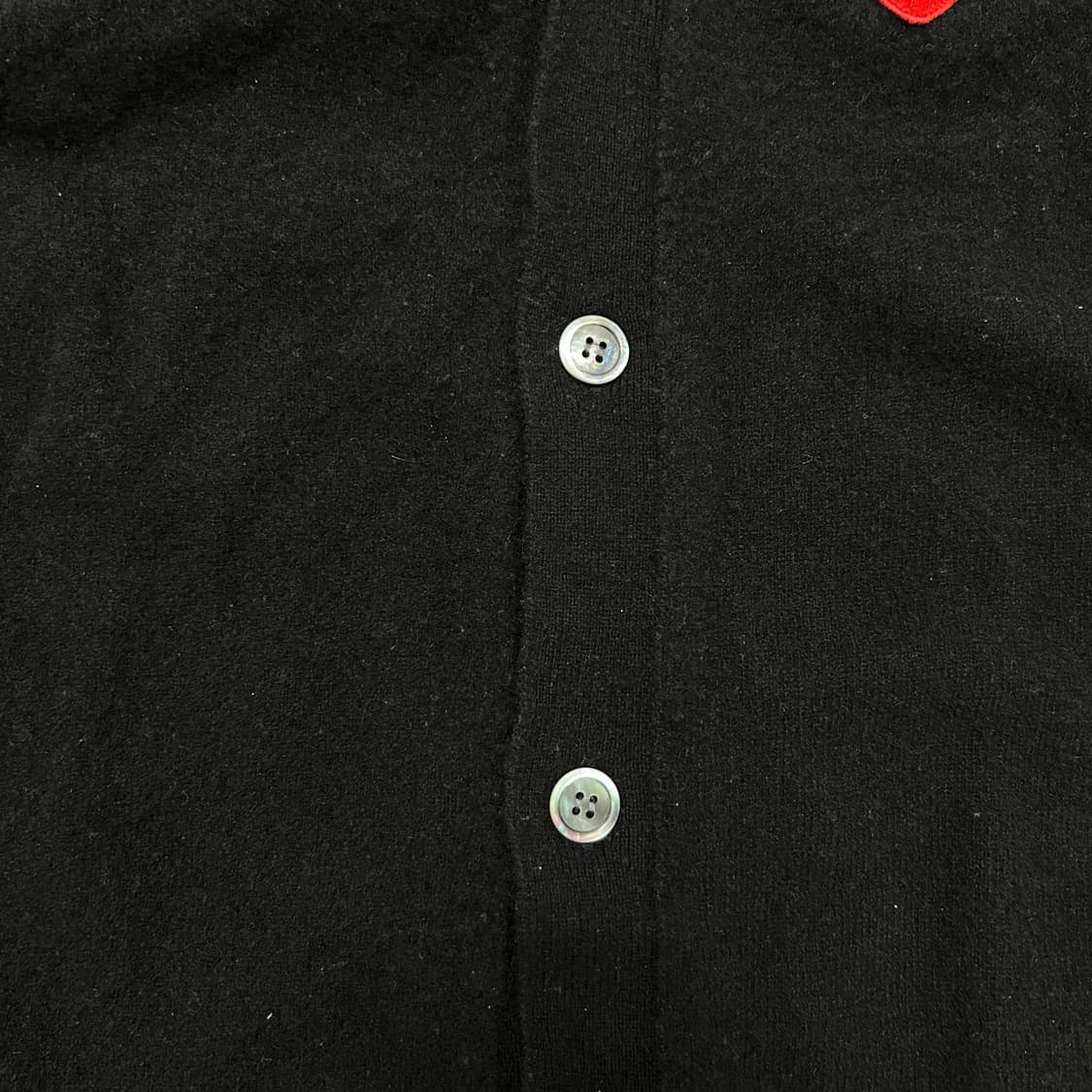 꼼데가르송 레드와펜 가디건(XL) 상품이미지6