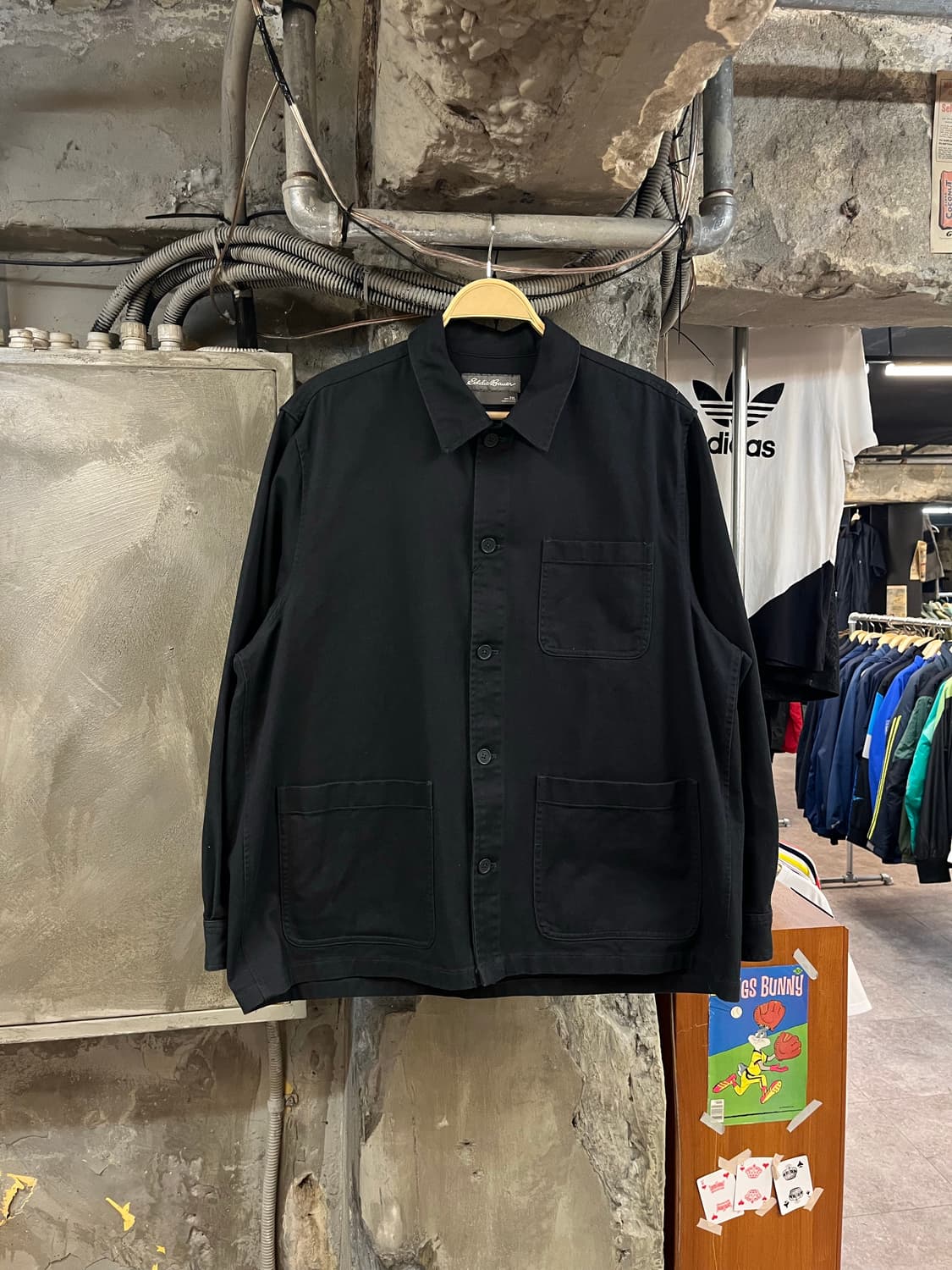 에디바우어 카라 자켓 블랙 3XL #csz2777 상품이미지1