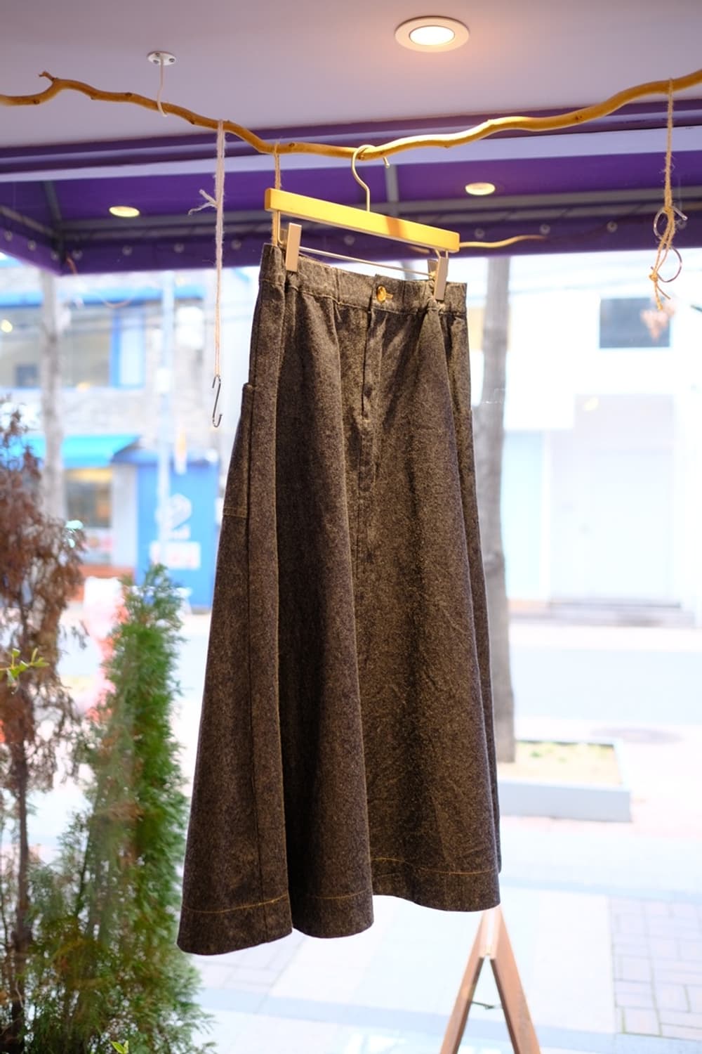 [J.P.N] 데님 롱스커트 상품이미지2