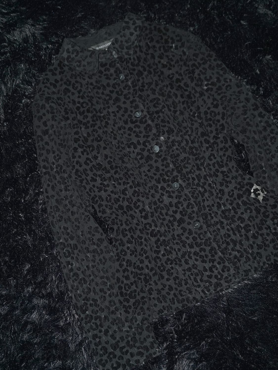 (maryleter) leopard see-through blouse 상품이미지2