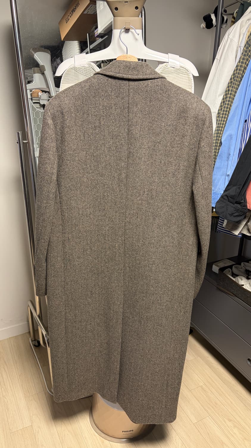 24FW 토니웩 헤링본 코트 L사이즈 판매합니다 상품이미지3