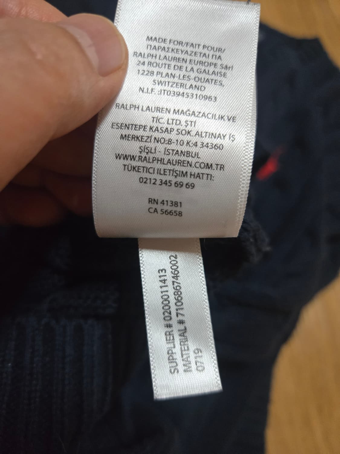 폴로 랄프로렌 정품 남성 코튼 케이블 니트 상품이미지7