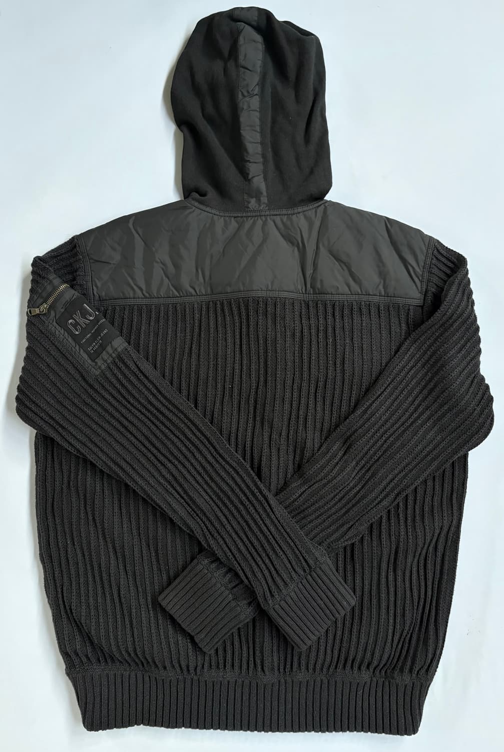 캘빈클라인 패딩 니트집업 상품이미지3