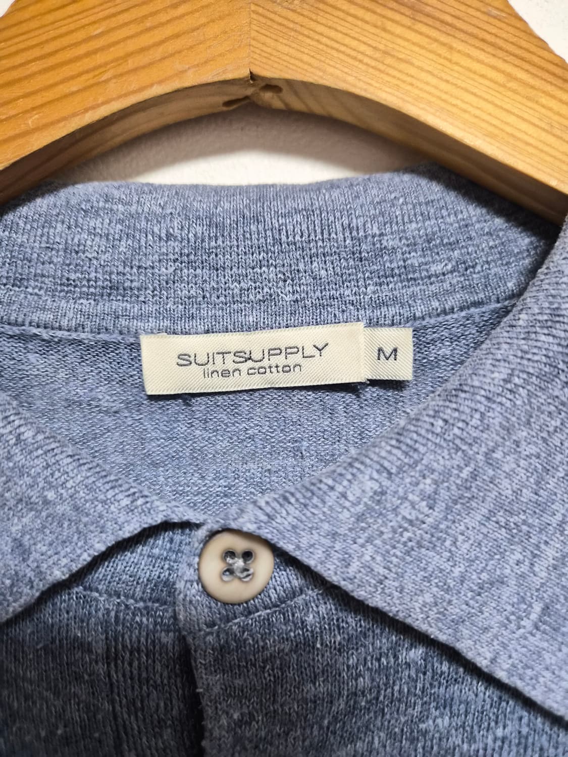 수트서플라이 니트 반팔 카라티 M - T146 상품이미지4