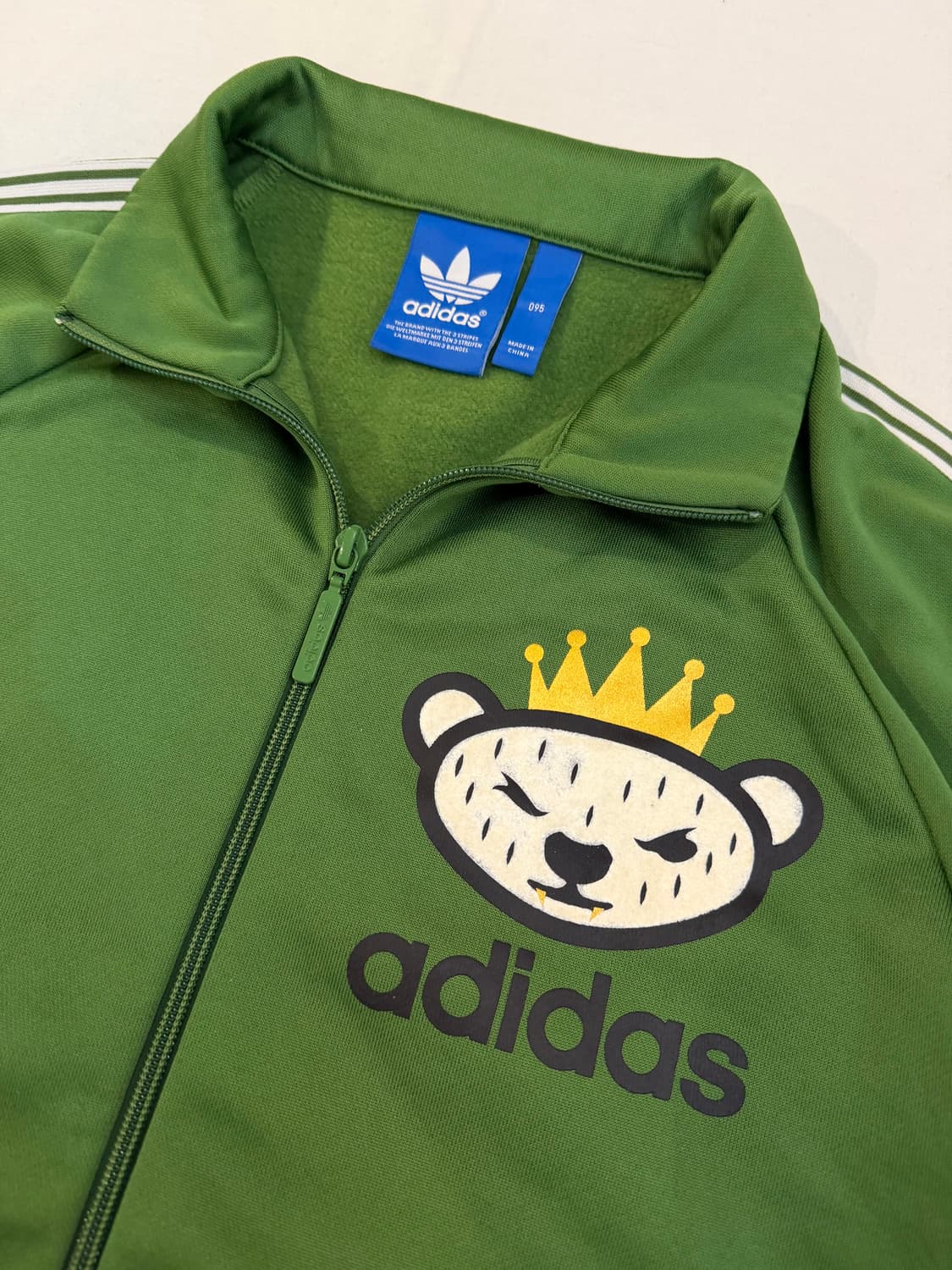 아디다스 니고베어 빅로고 말차맛 져지 딥그린 상품이미지2