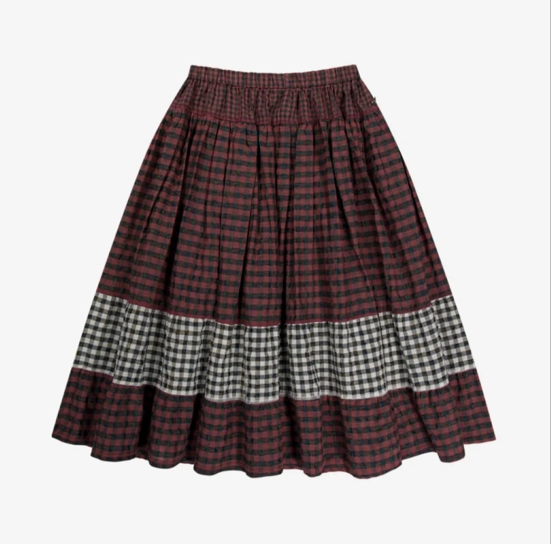 코이세이오 모리 체크 스커트 핑크 상품이미지4