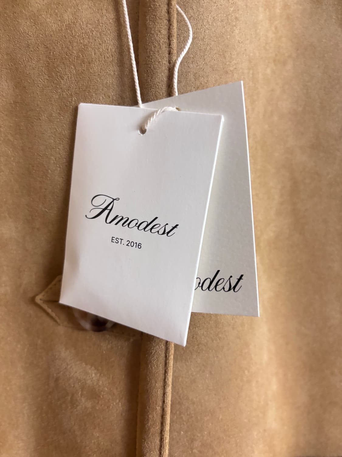 모데스트무드 런던 무스탕(베이지) 상품이미지2