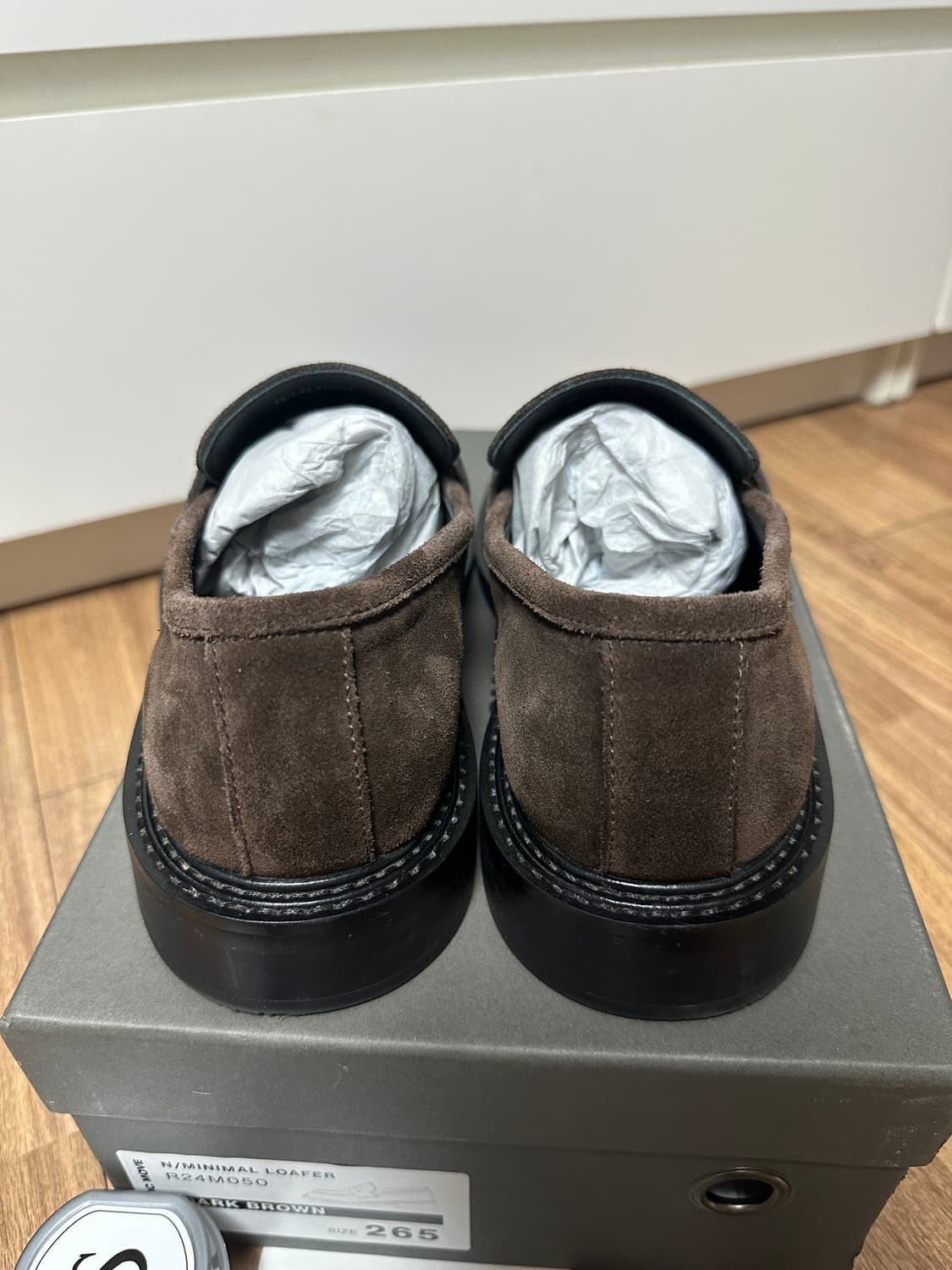 [265] 로맨틱무브 뉴 미니멀 로퍼 리얼브라운 스웨이드 상품이미지5