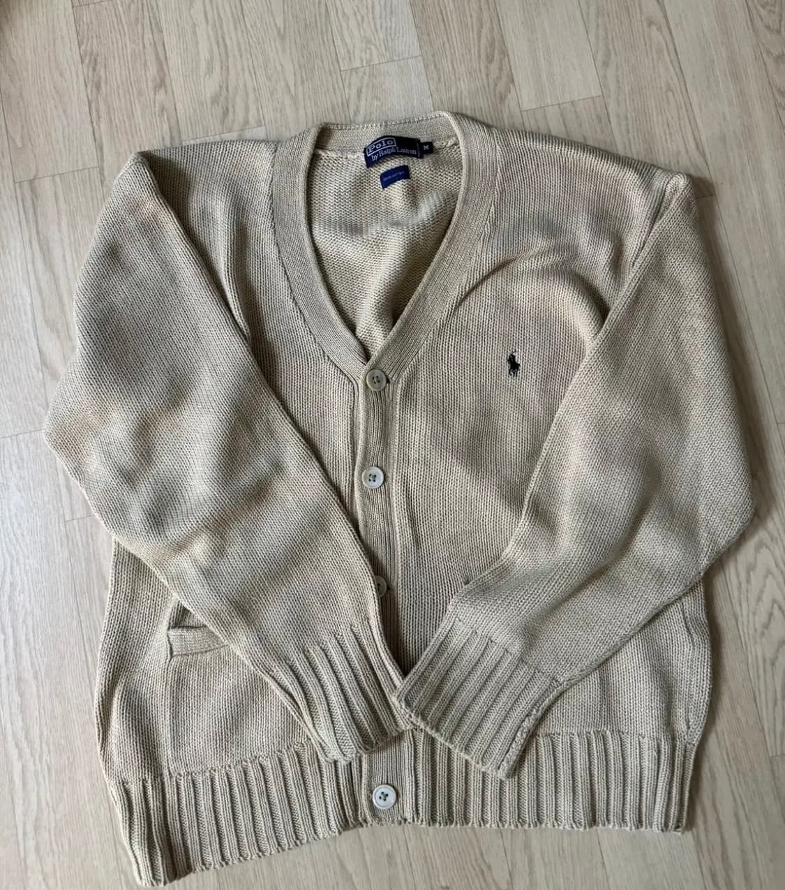 폴로 니트 가디건 상품이미지1