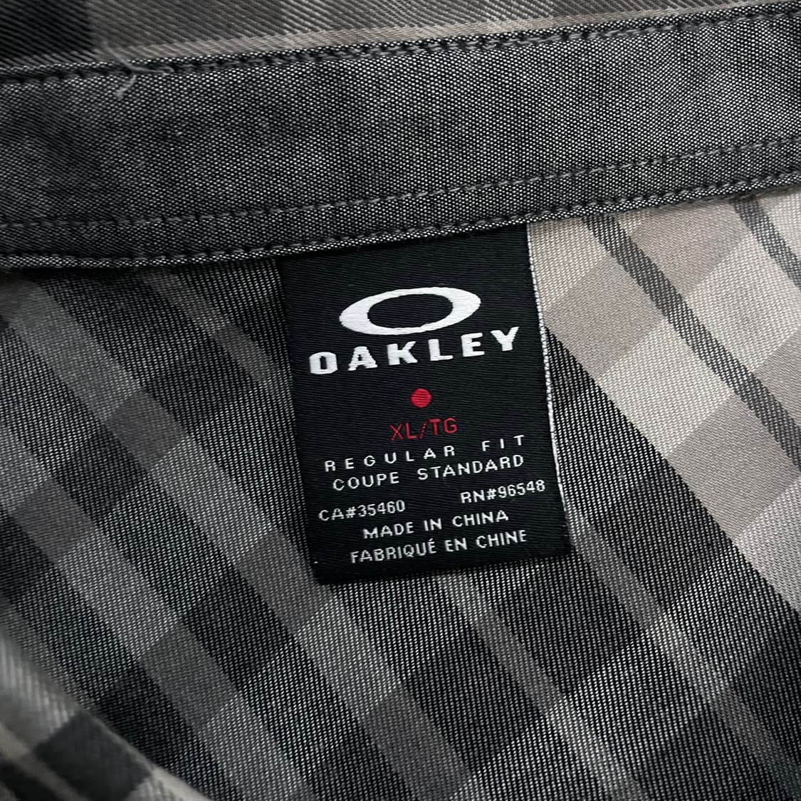 오클리 Oakley 체크 반팔 셔츠 상품이미지3