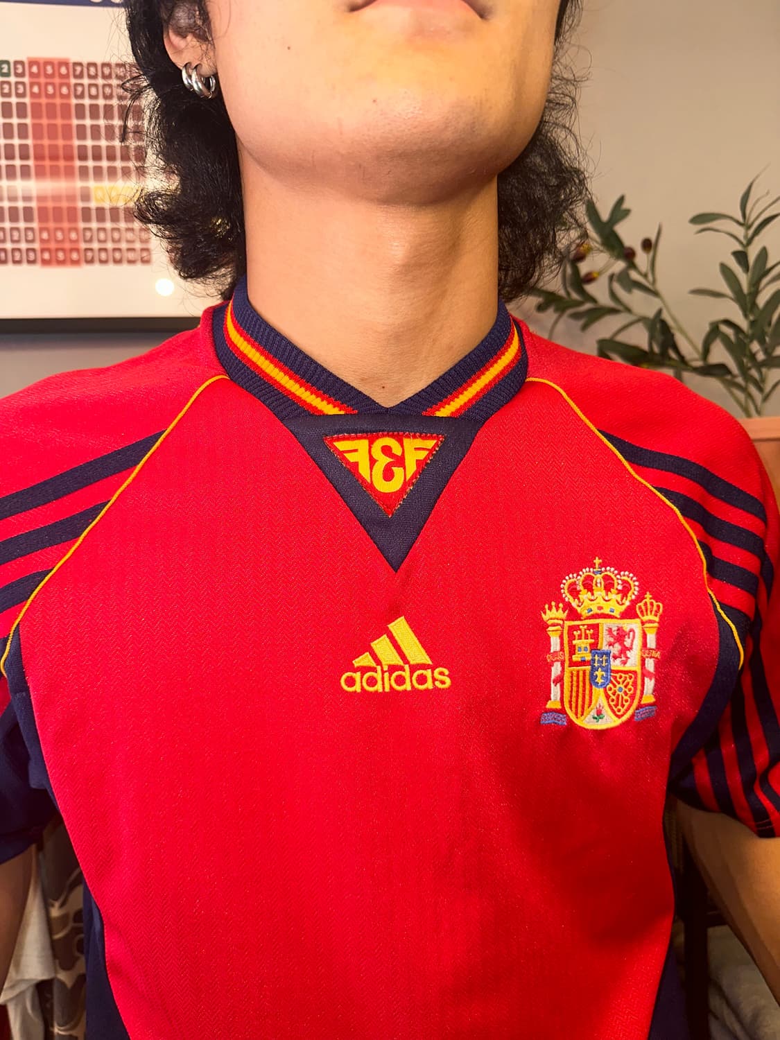 98-99’s Adidas Spain Home Uniform Jersey 상품이미지4