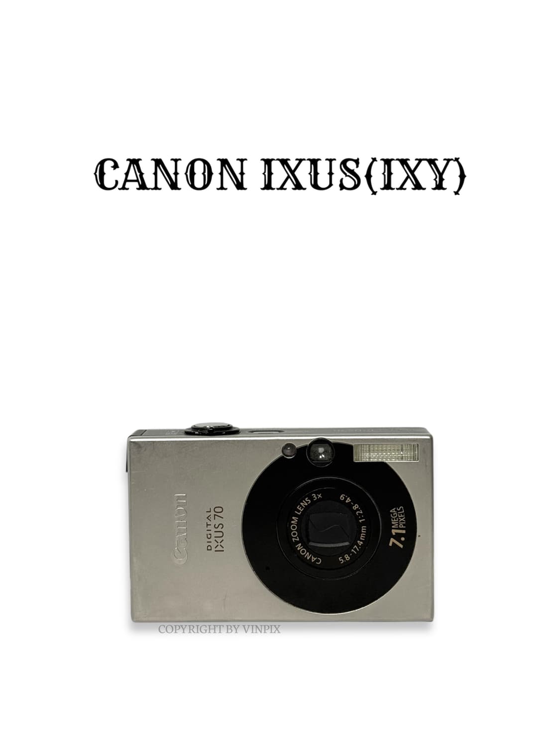 캐논 익서스 70(ixus 70, ixy10) 빈티지 디지털 카메라 디카 상품이미지1