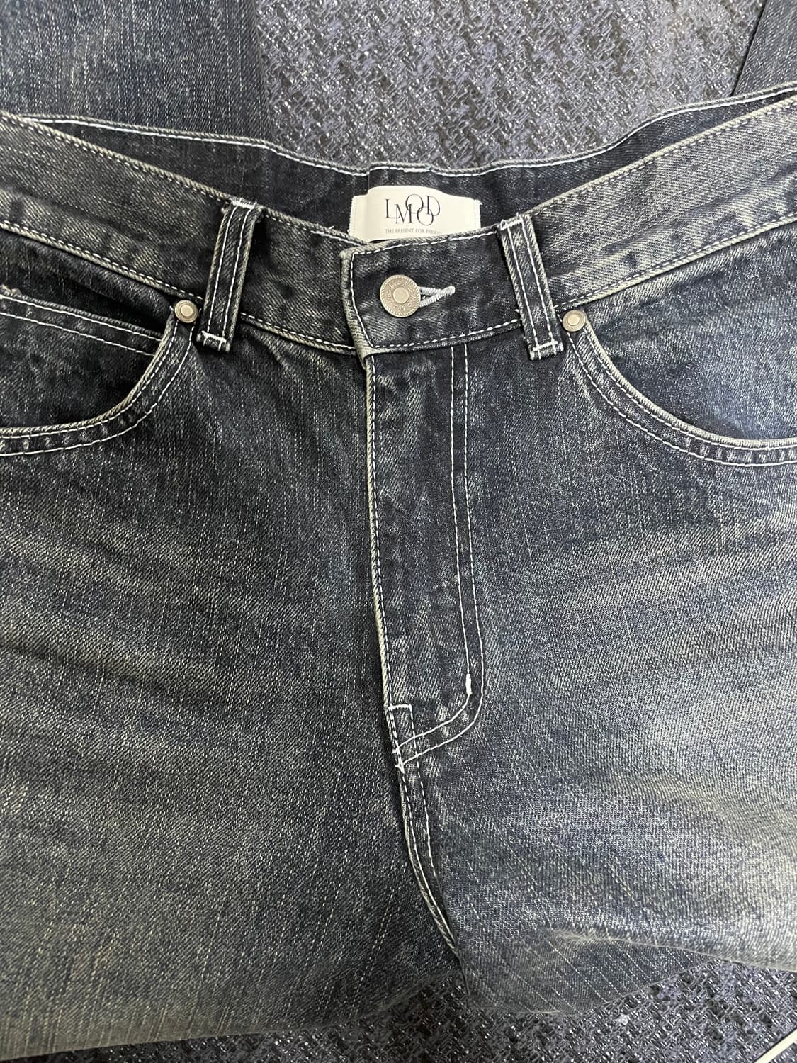 [46]엘무드맥스와이드데님 다크블루 상품이미지1