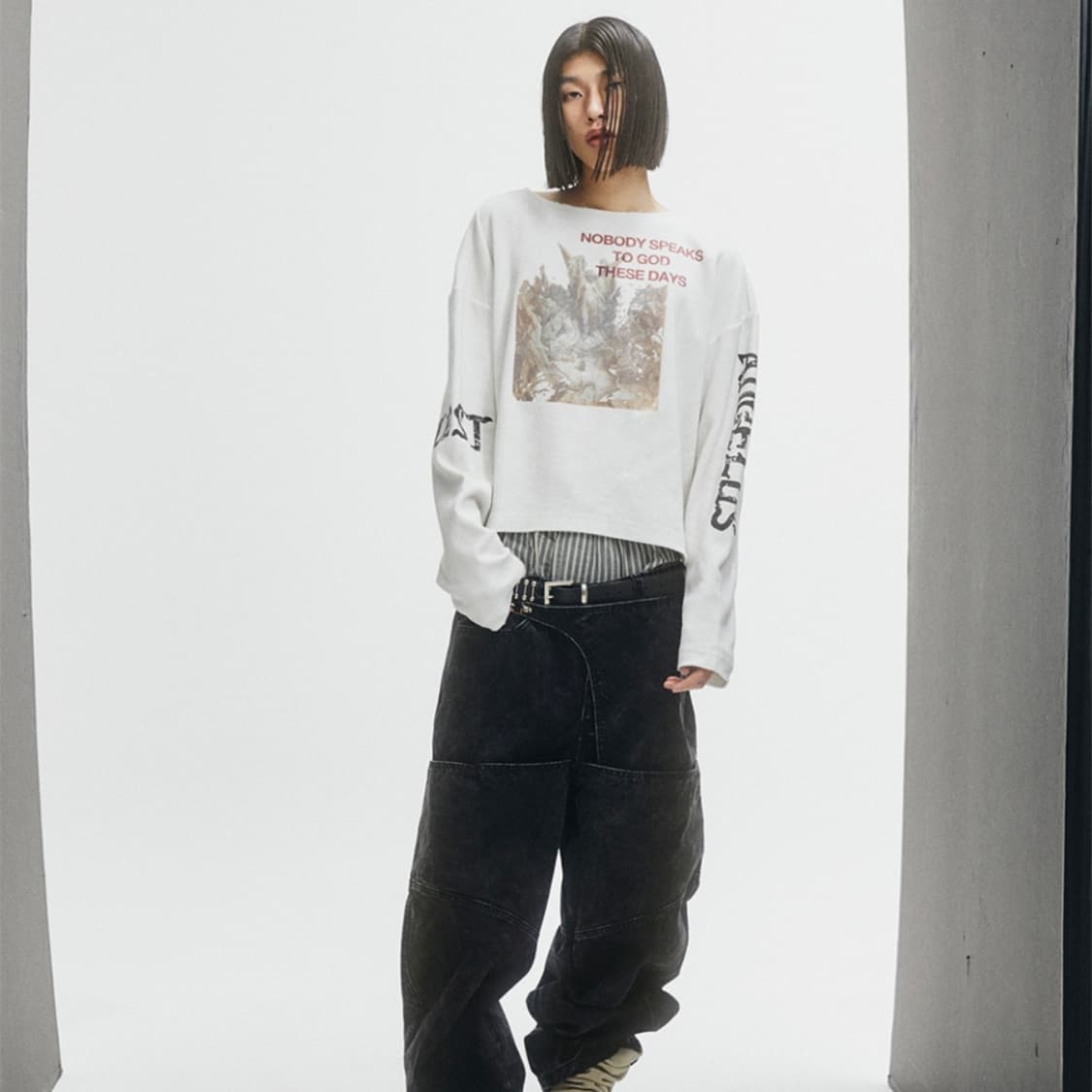 펀치드렁크파티즈Lost Angelus Vintage Waffle Knit 상품이미지3