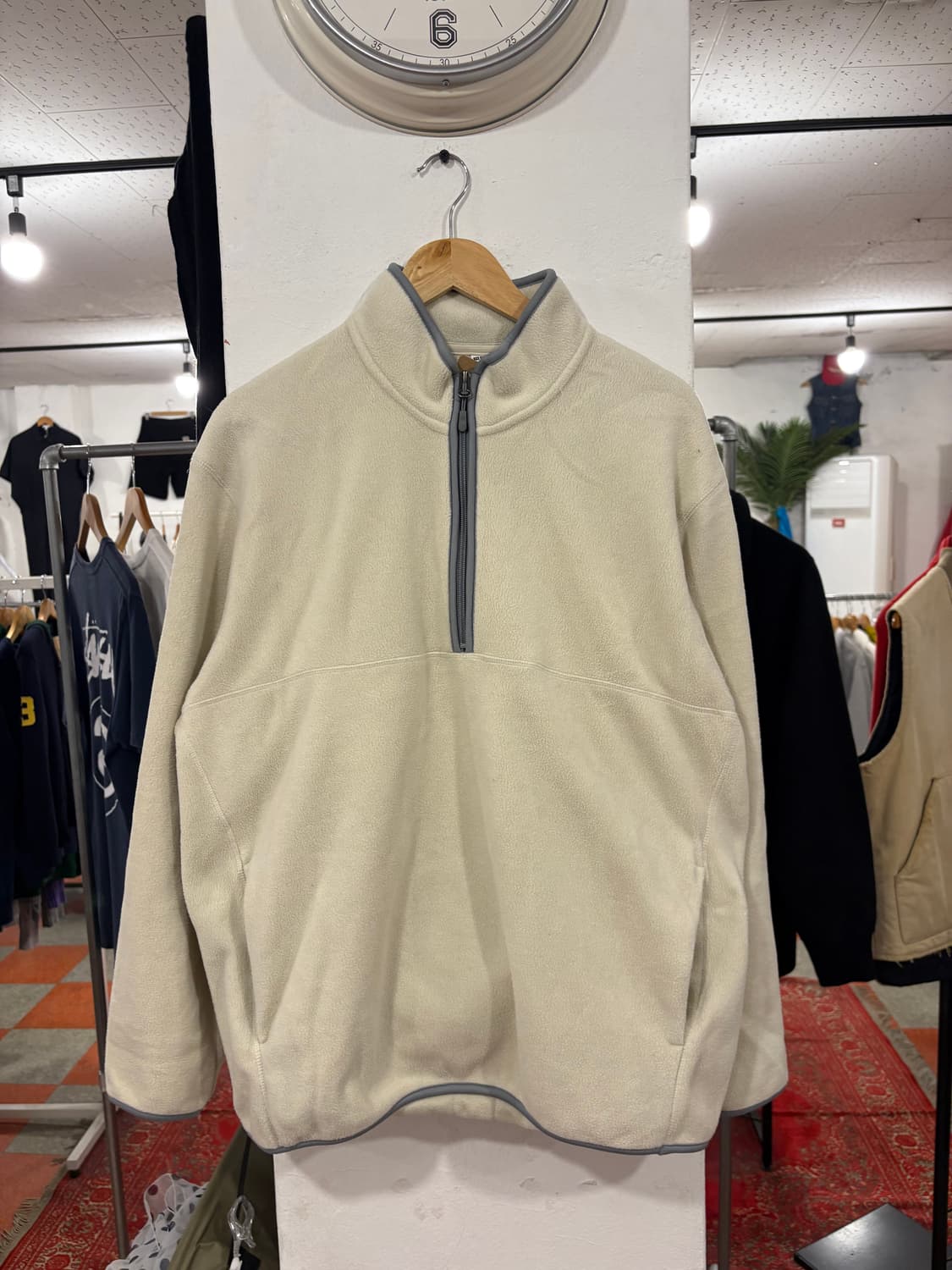 유니클로 반집업 후리스 상품이미지1