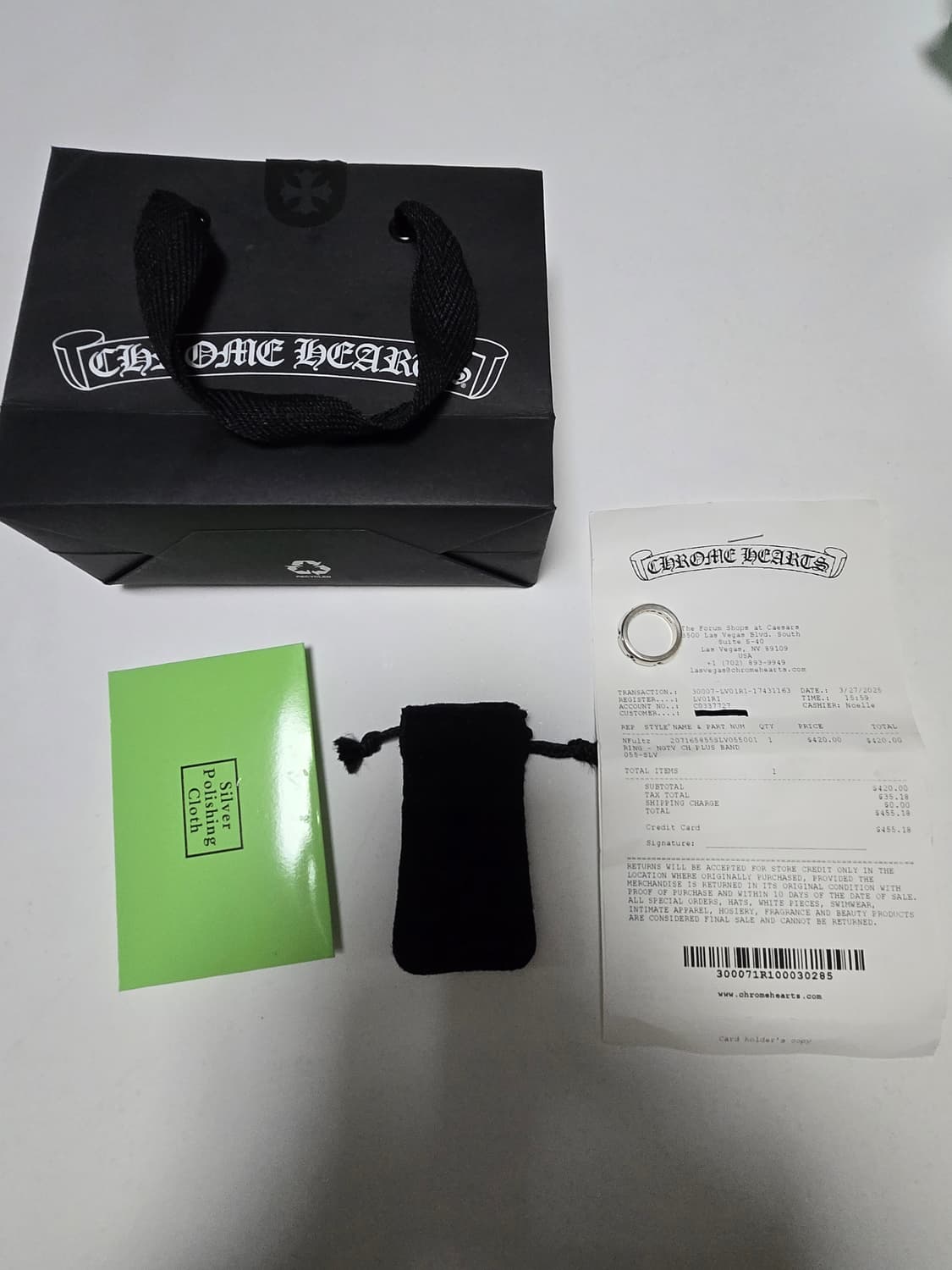 크롬하츠 네거티브플러스링 us5.5 상품이미지1