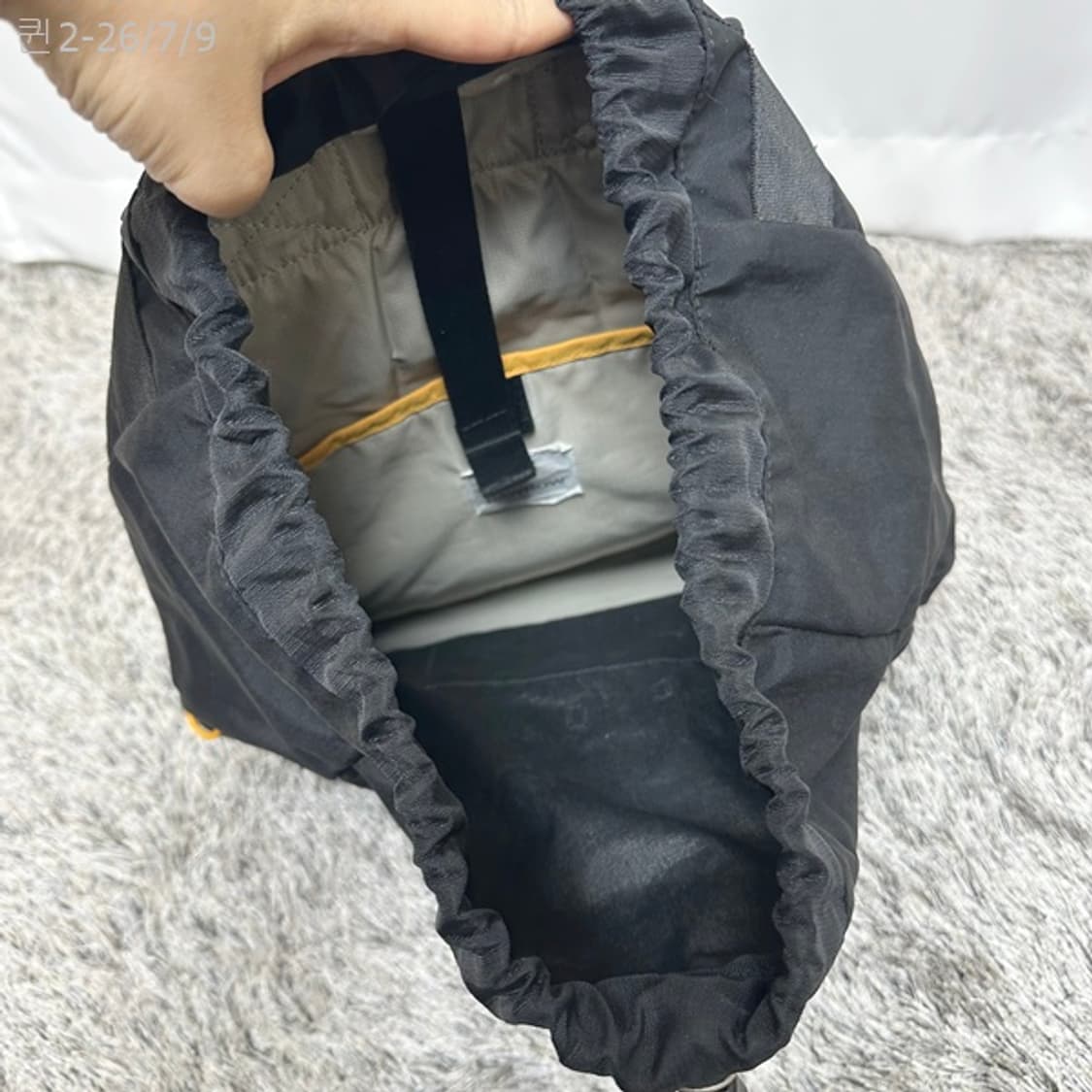 RAWROW 가벼운 나일론 공용 백팩 가방 검정 FREE 상품이미지7