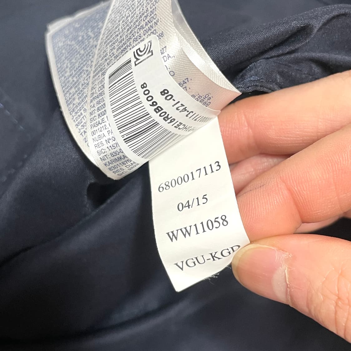 타미힐피거 네이비 슬림핏 와이셔츠 남방 여성8 상품이미지7