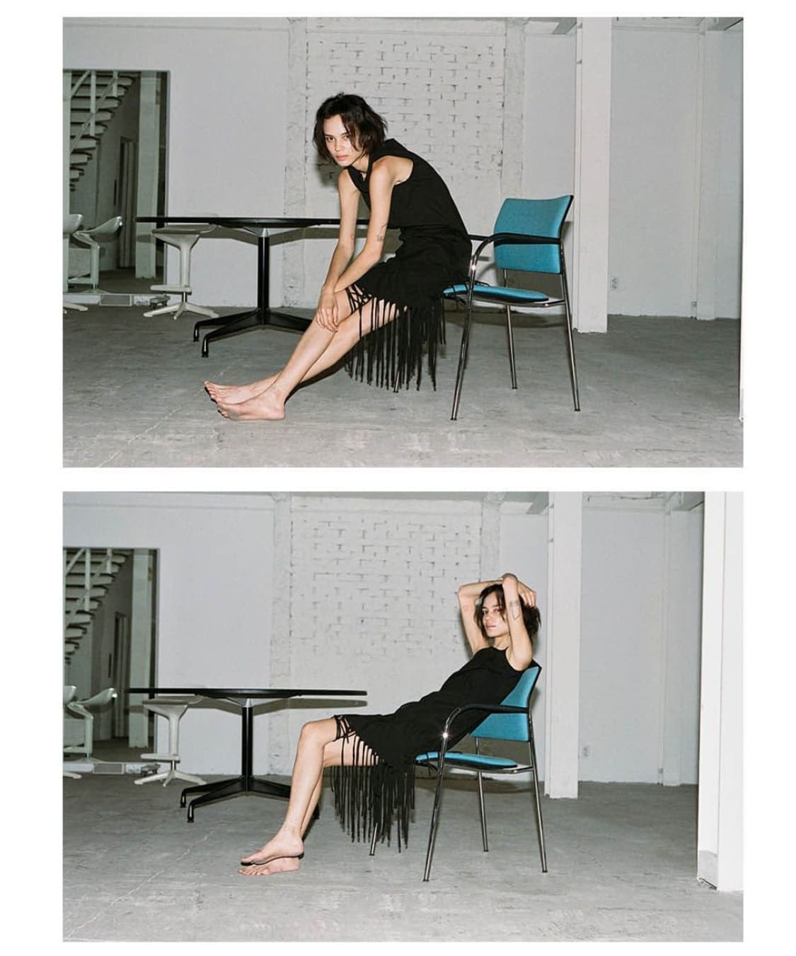 Tocoll tassel dress black 상품이미지3