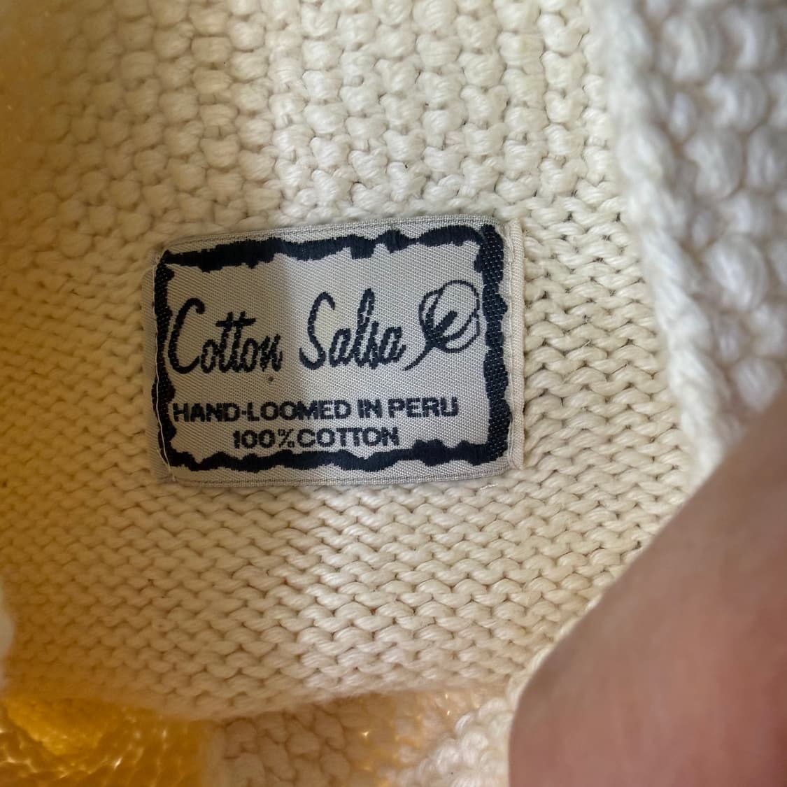 실측확인 빈티지 캣츠 로고 니트 가디건 0413T 상품이미지3