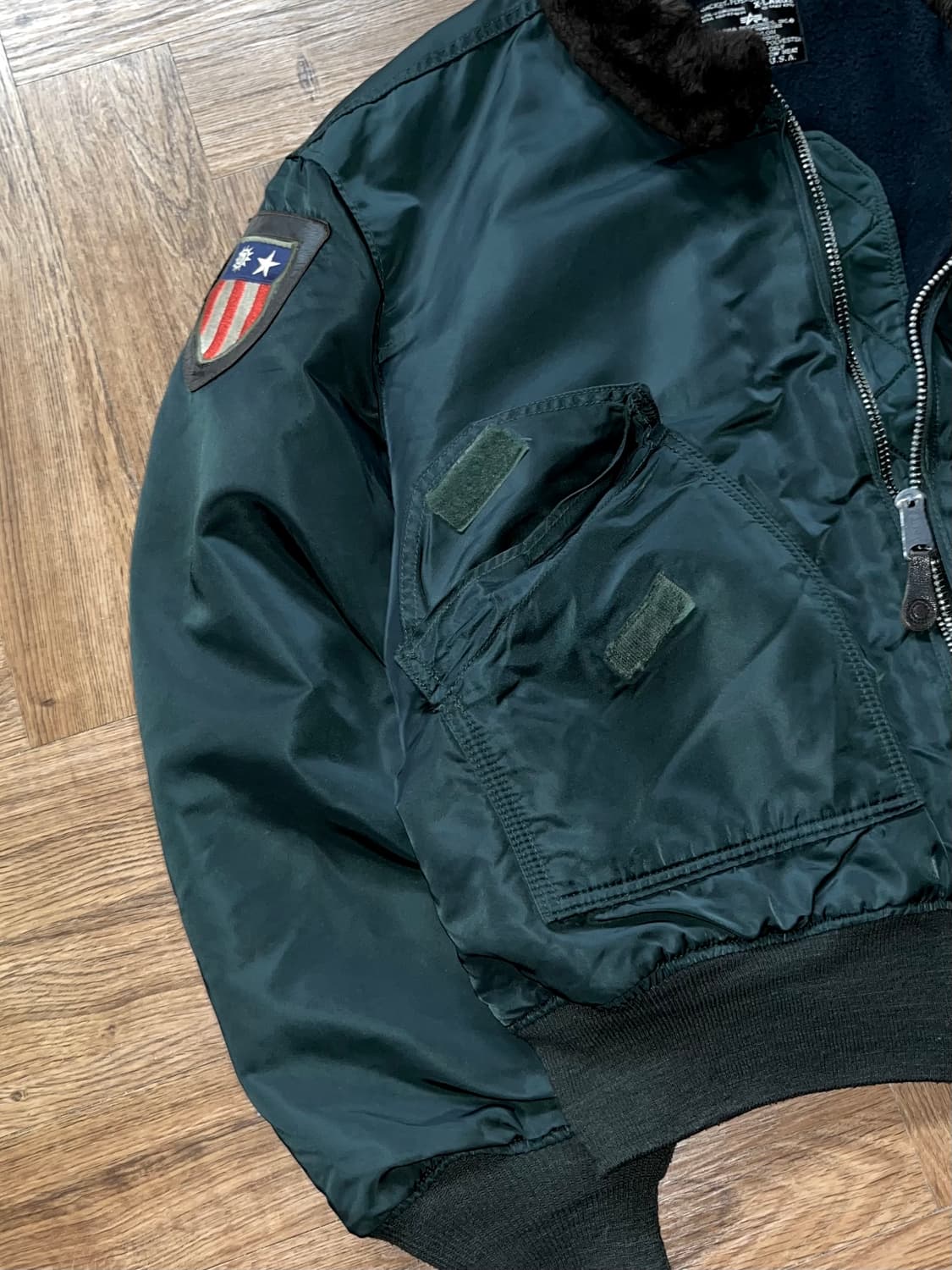 90's Alpha Industries 항공점퍼 상품이미지9