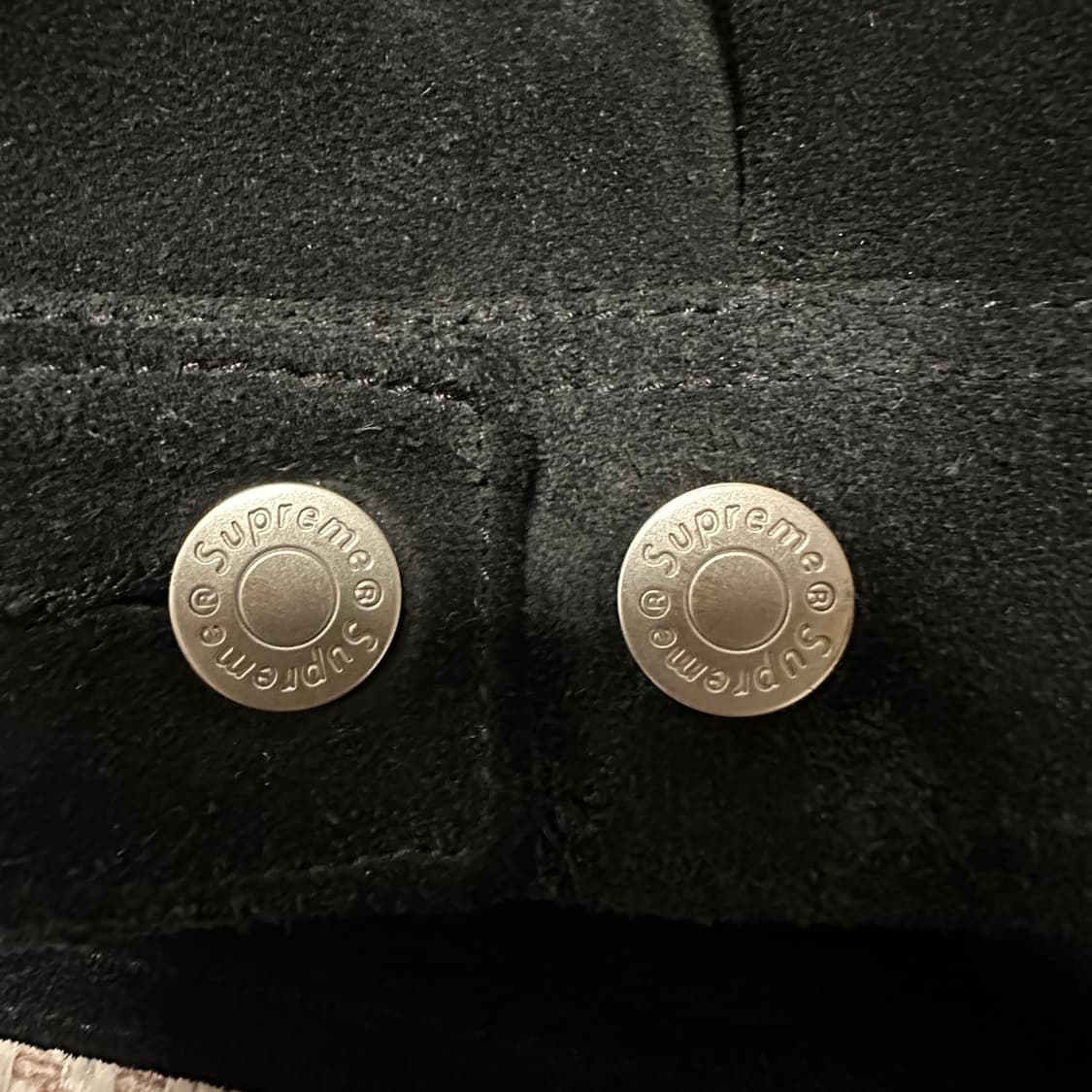 SUPREME 24FW suede work jacket black 상품이미지4