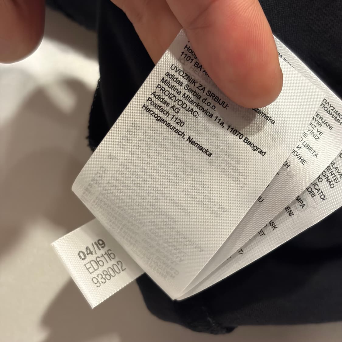 [2XL] 아디다스 파이어버드 삼선 반팔 티셔츠 블랙 B641 상품이미지7