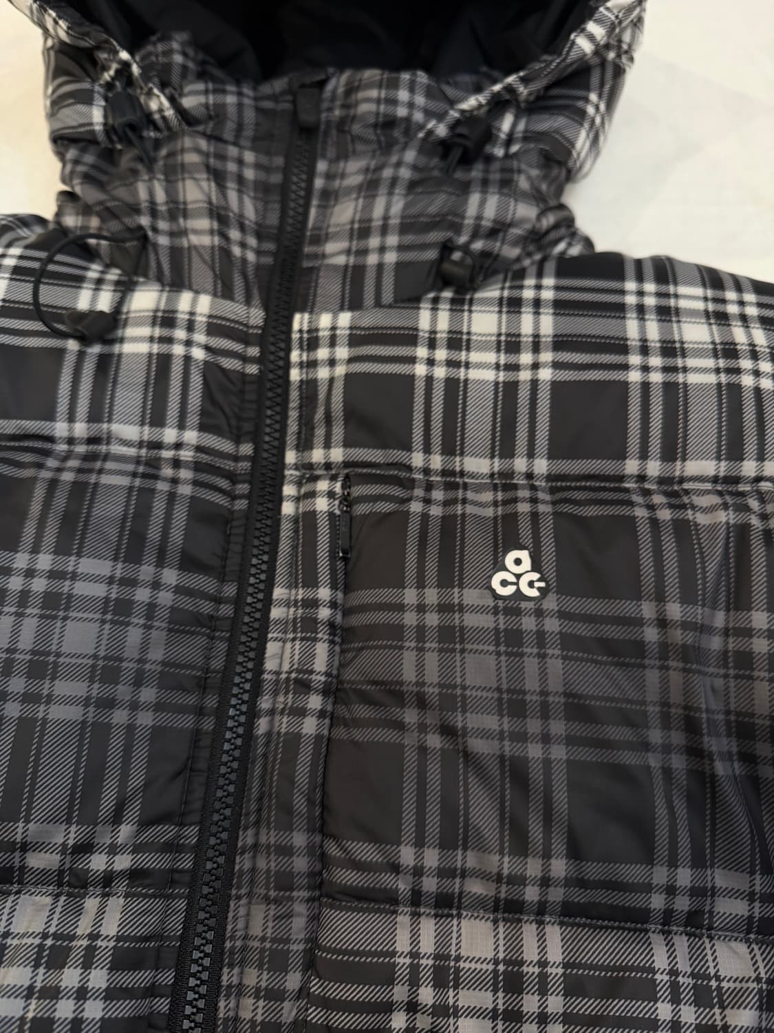 나이키 ACG 800필 빈티지 체크패턴 구스다운 패딩 상품이미지2