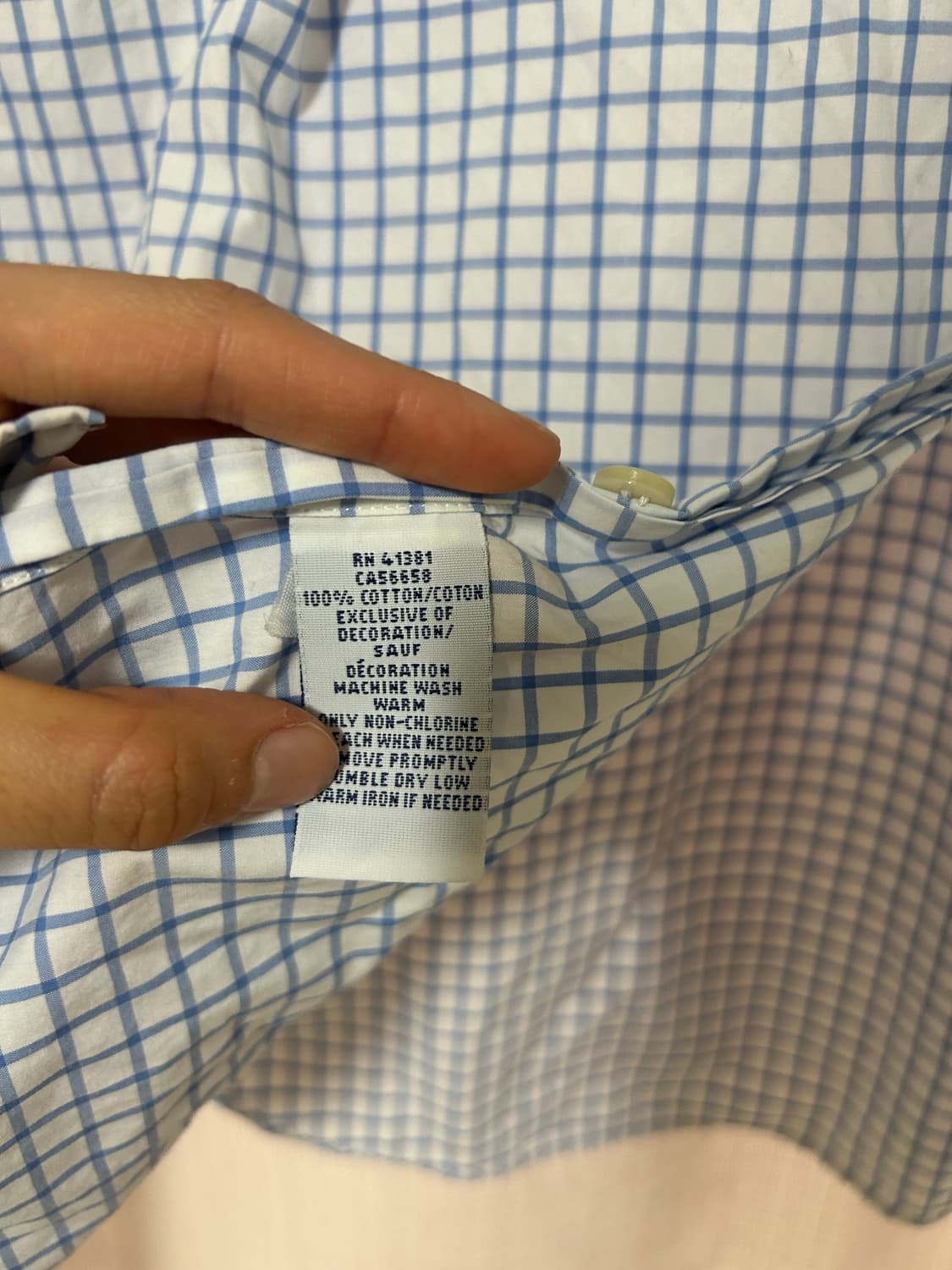 랄프로렌 슬림핏 체크 셔츠 상품이미지4