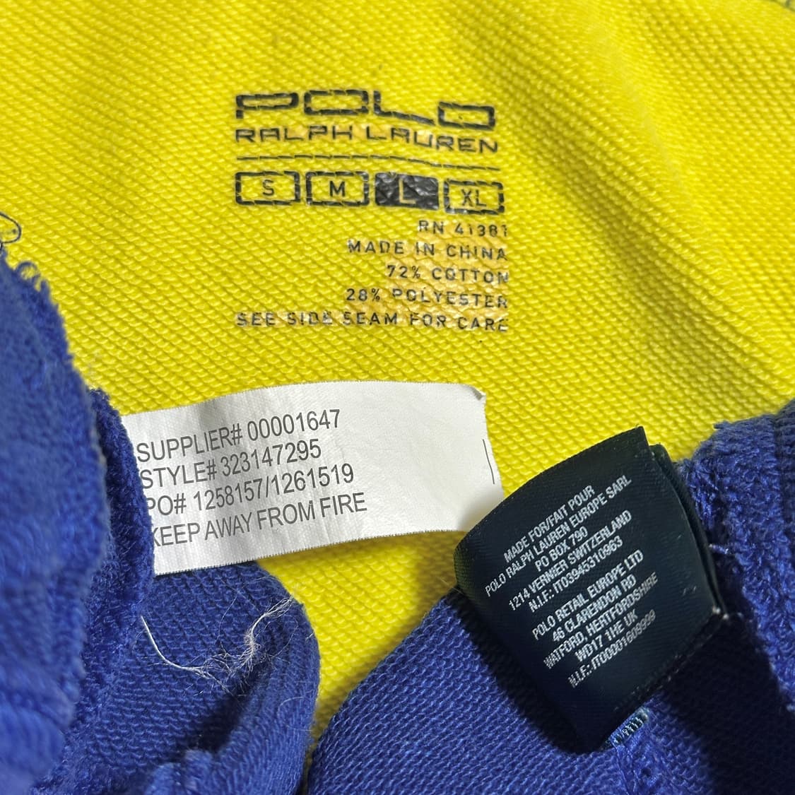 폴로 랄프 로렌 후드집업 상품이미지6