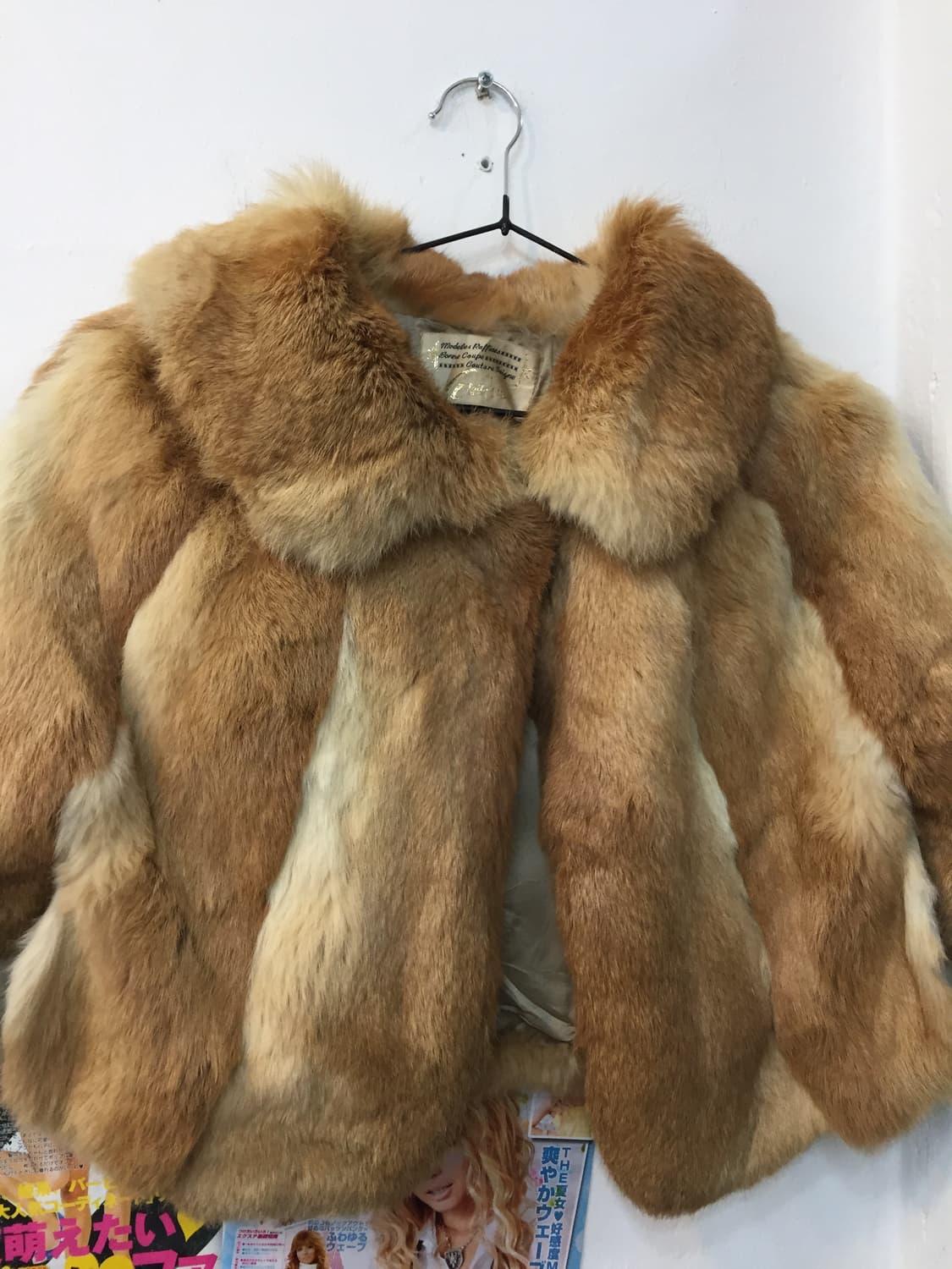 빈티지 갸루 퍼 케이프 상품이미지2