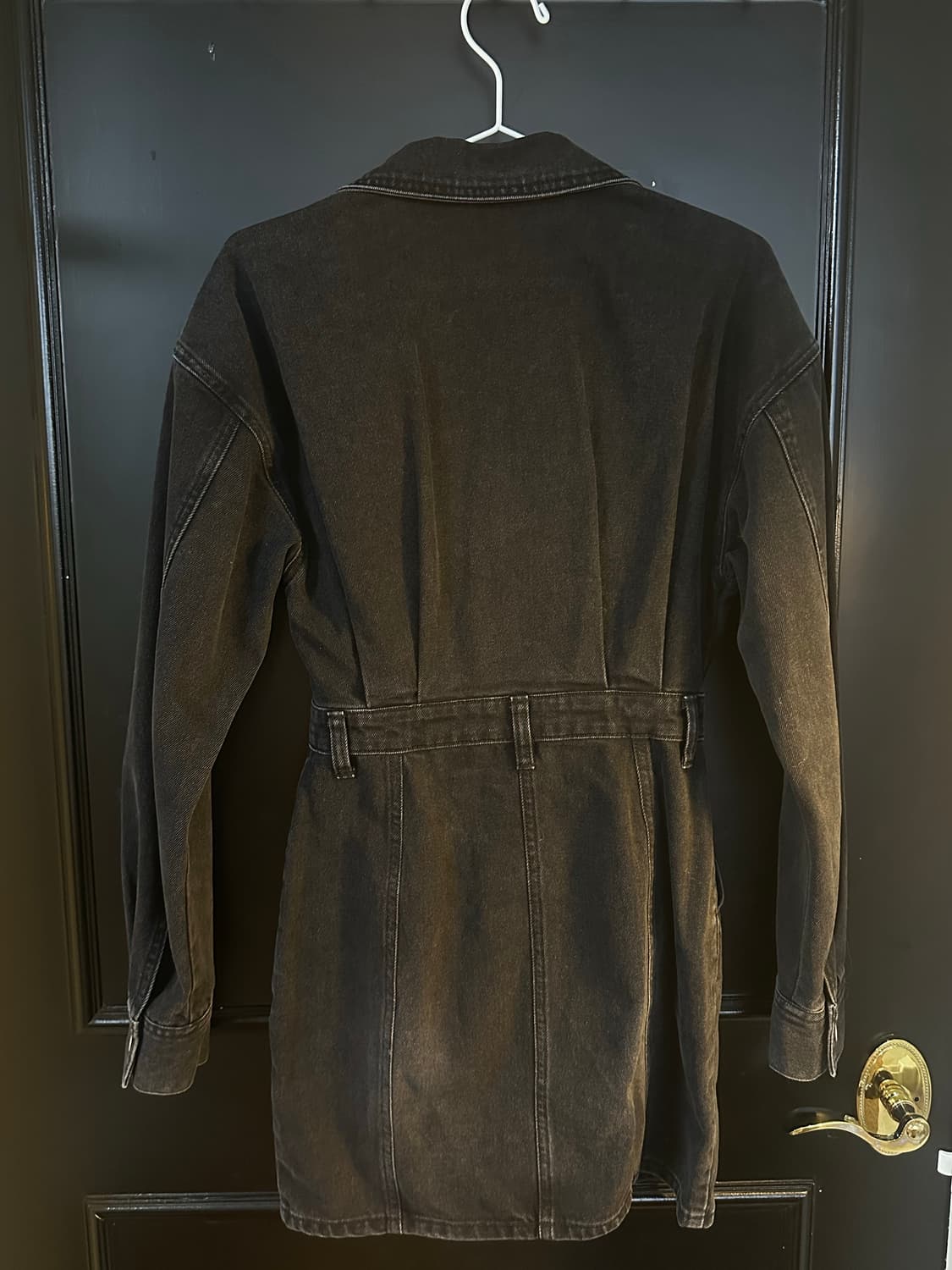 인스턴트펑크 흑청 데님 원피스 상품이미지3