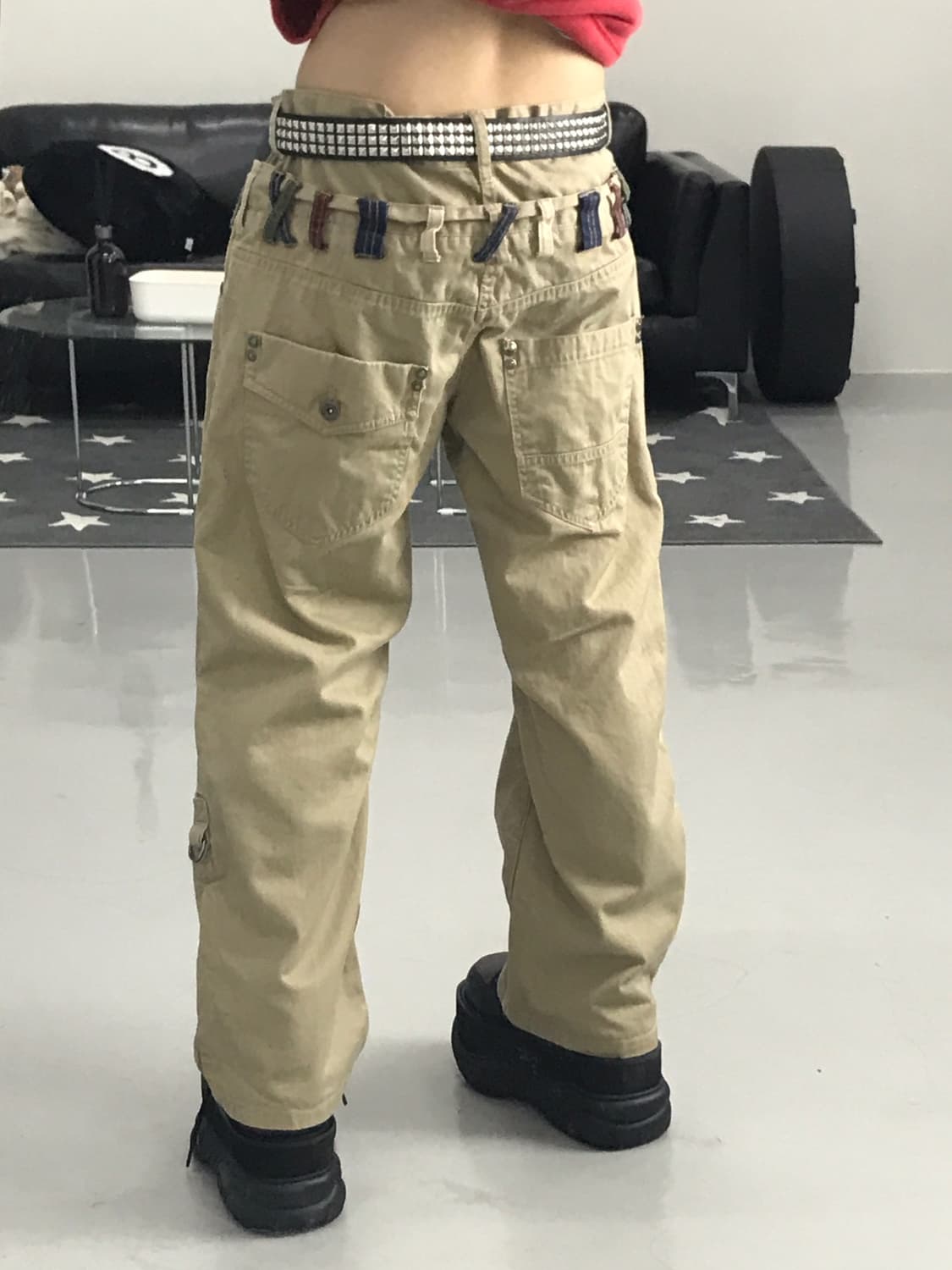 Double Focus Beige Kitsch Pants 상품이미지3