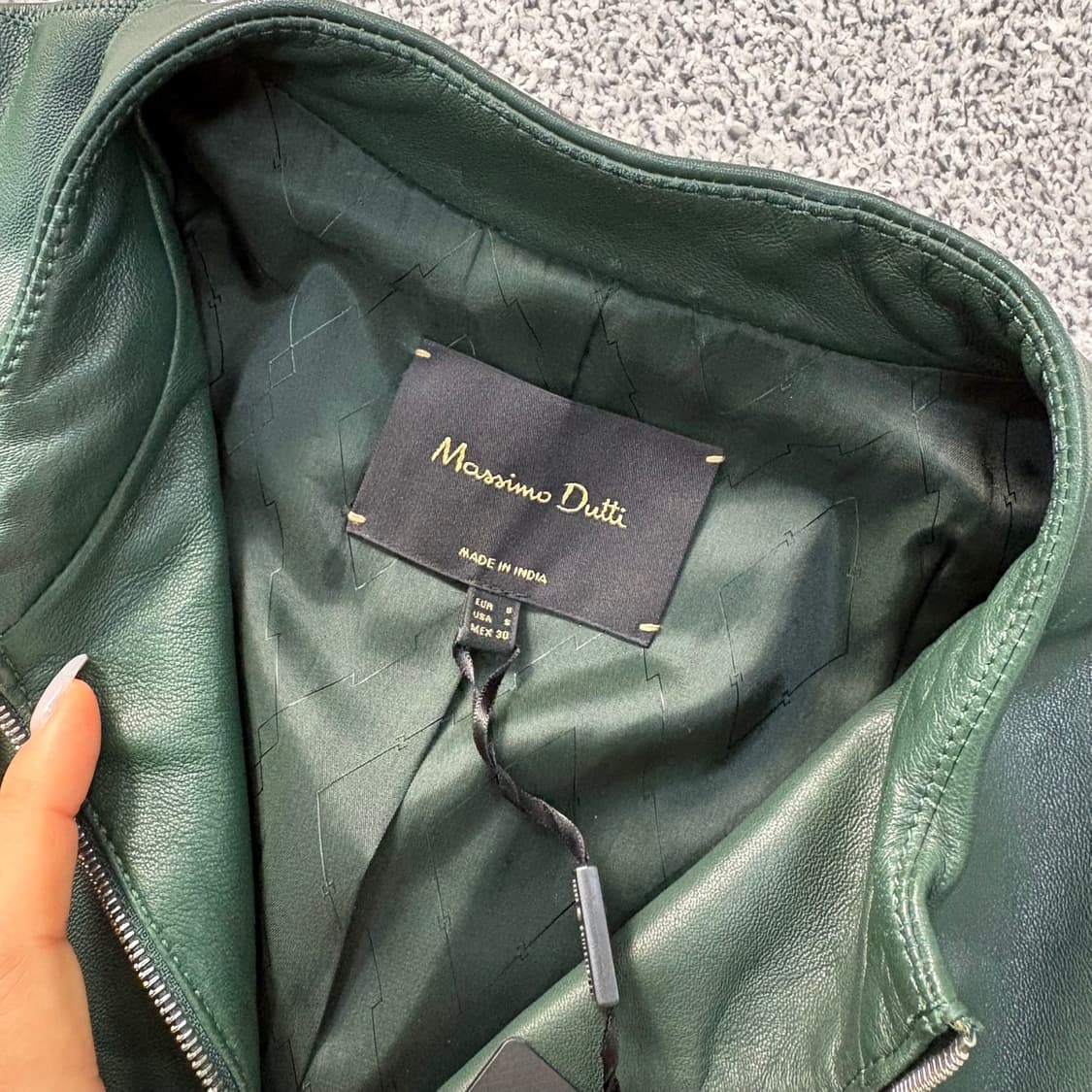 S 새상품 마시모두띠 여성 바이커 자켓 0325J 상품이미지4