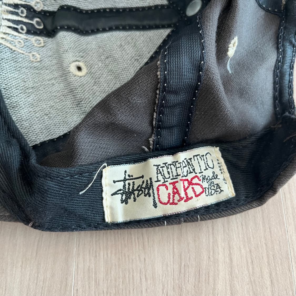 90s 빈티지 올드 스투시 롤렉스 로고 캡 모자 made in usa 상품이미지4