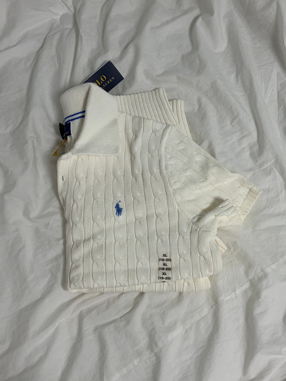 폴로 보이즈 반팔니트 (스카이블루포니) 상품이미지2