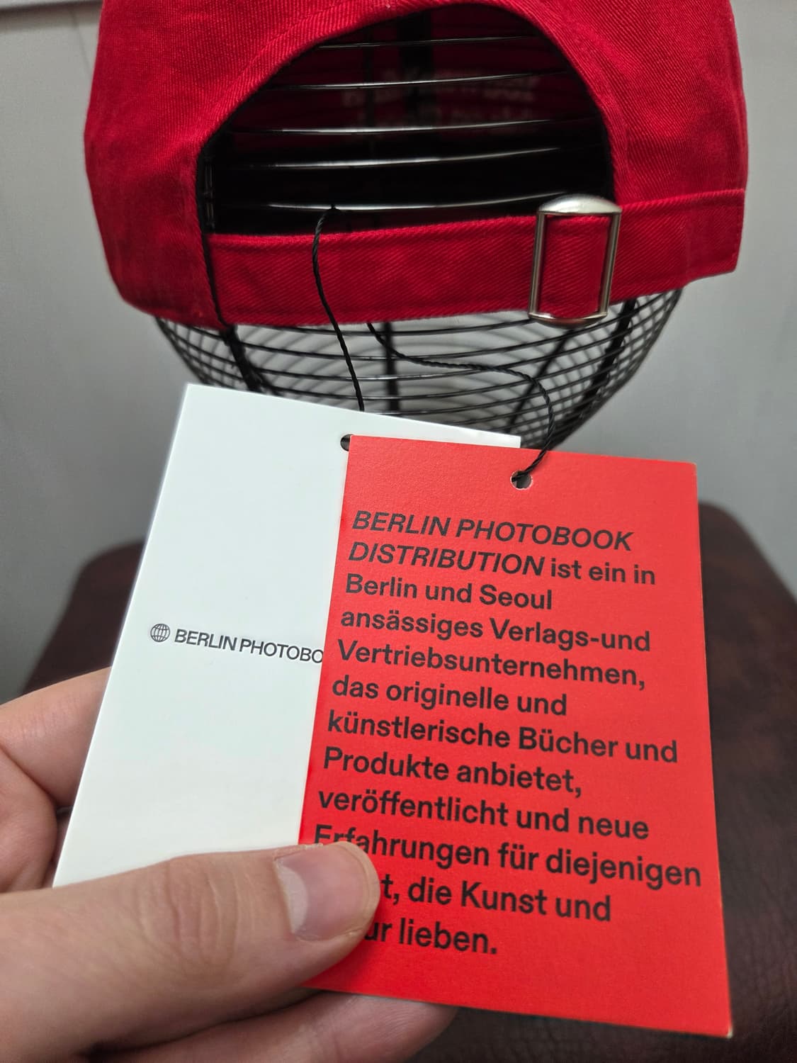베를린포토북디스트리뷰션 슬로건 볼캡 상품이미지4